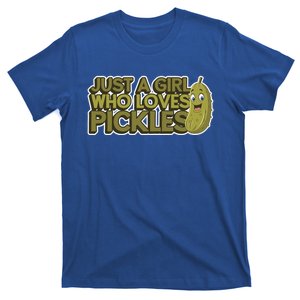 Just A Who Loves Pickles Cool Cucumbers Gift T-Shirt