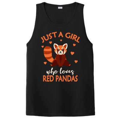 Just A Who Loves Red Pandas Red Panda Gift PosiCharge Competitor Tank