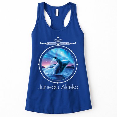 Juneau Alaska Whale Watching Aurora Borealis Souvenir Gift Womens Tank Top