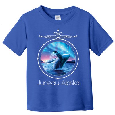 Juneau Alaska Whale Watching Aurora Borealis Souvenir Gift Toddler T-Shirt