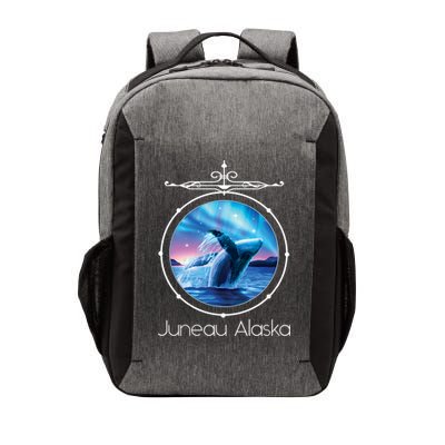 Juneau Alaska Whale Watching Aurora Borealis Souvenir Gift Vector Backpack