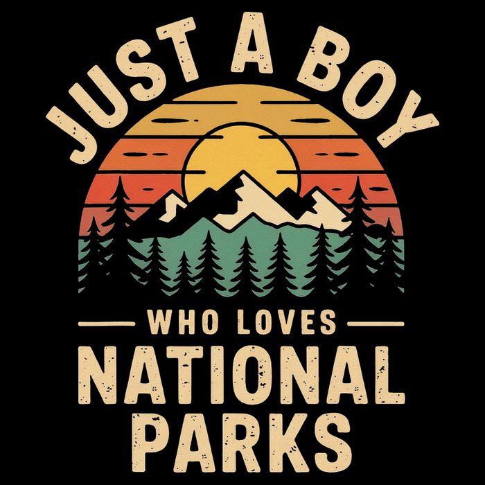 Just A Who Loves National Parks Retro Nature Vintage Doggie Tank