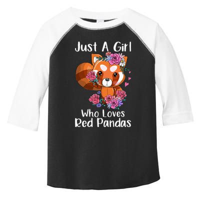 Just A Who Loves Red Pandas Funny Red Panda Toddler Fine Jersey T-Shirt