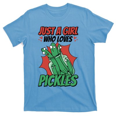 Just A Who Loves Pickles Pickles Lover Great Gift T-Shirt