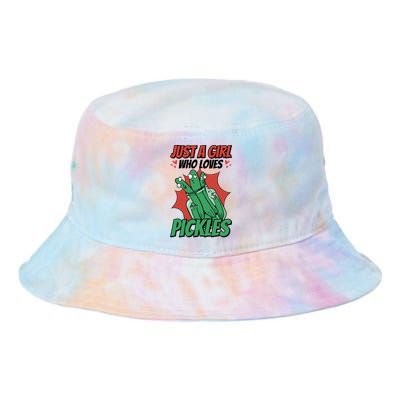 Just A Who Loves Pickles Pickles Lover Great Gift Tie Dye Newport Bucket Hat