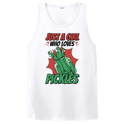 Just A Who Loves Pickles Pickles Lover Great Gift PosiCharge Competitor Tank