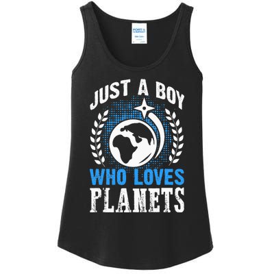 Just A Who Loves Planets Solar System Astrology Space Ladies Essential Tank