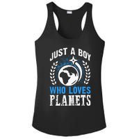 Just A Who Loves Planets Solar System Astrology Space Ladies PosiCharge Competitor Racerback Tank