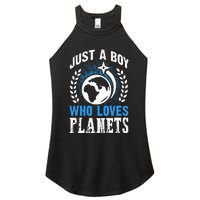 Just A Who Loves Planets Solar System Astrology Space Women's Perfect Tri Rocker Tank