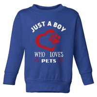 Just A Who Loves Cats Valentines Day Cats Funny Gift Toddler Sweatshirt