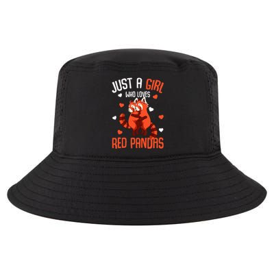 Just A Who Loves Red Pandas Cool Comfort Performance Bucket Hat