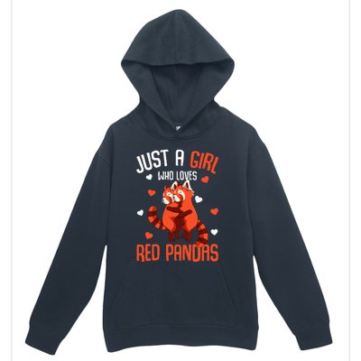 Just A Who Loves Red Pandas Urban Pullover Hoodie