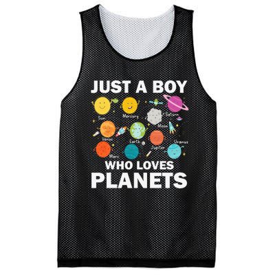 Just A Who Loves Planets Solar System Astrology Space Mesh Reversible Basketball Jersey Tank