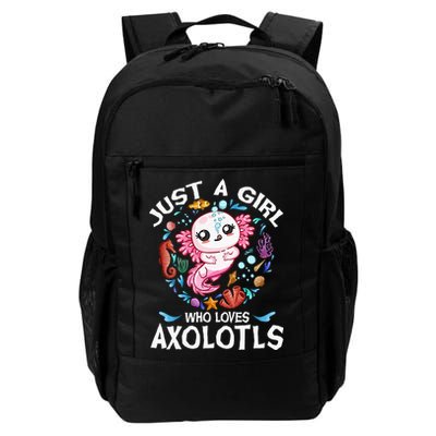 Just a  Who Loves Axolotls Backpack