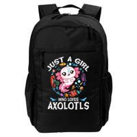 Just a  Who Loves Axolotls Backpack