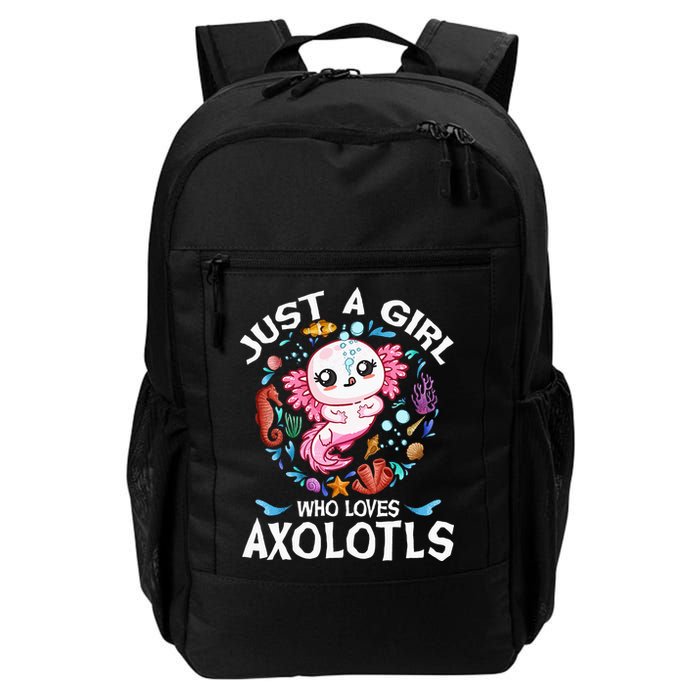 Just a  Who Loves Axolotls Backpack