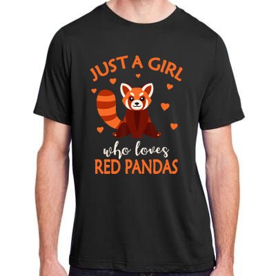 Just A Who Loves Red Pandas Red Panda Adult ChromaSoft Performance T-Shirt