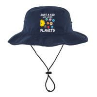 Just A Who Loves Planets Space Solar System Boy Girl Legacy Cool Fit Booney Bucket Hat