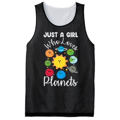 Just A Who Loves Planets Space Planets Stars Mesh Reversible Basketball Jersey Tank