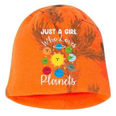 Just A Who Loves Planets Space Planets Stars Kati - Camo Knit Beanie