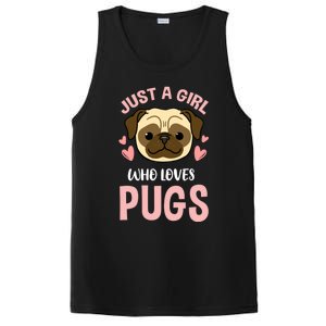 Just A Who Loves Pugs Gift PosiCharge Competitor Tank