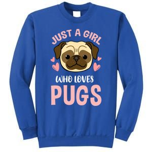 Just A Who Loves Pugs Gift Sweatshirt