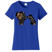 Just A Who Loves Books And Dogs Gift Women's T-Shirt