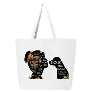 Just A Who Loves Books And Dogs Gift 25L Jumbo Tote