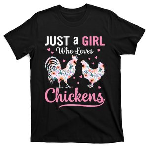 Just A  Who Loves Chickens T-Shirt