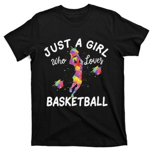 Just A  Who Loves Basketball sport lovers Funny T-Shirt