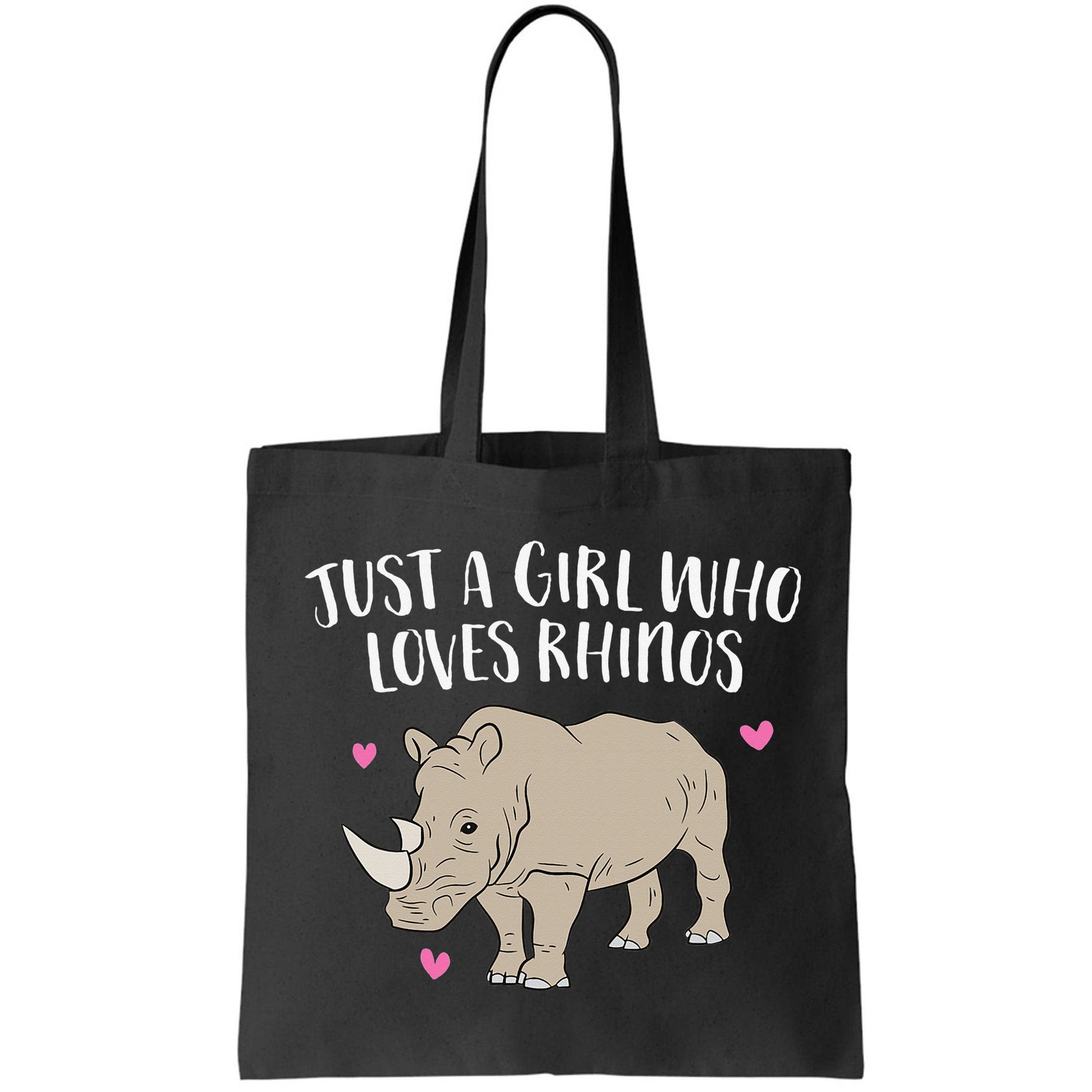 Just a Who Loves Rhinos Cute Rhinoceros Lover Bag