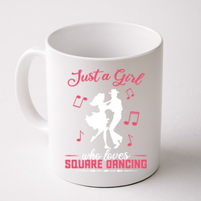 Just A Who Loves Square Dancing Meaningful Gift Coffee Mug