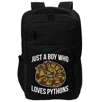 Just A Who Loves Ball Pythons Cute Ball Python Snake Gift Impact Tech Backpack