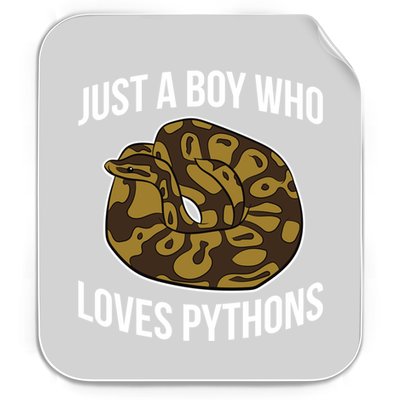Just A Who Loves Ball Pythons Cute Ball Python Snake Gift Permanent Decal Sticker
