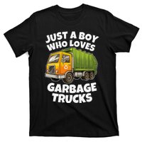 Just A Who Loves Garbage Trucks Recycling Day T-Shirt