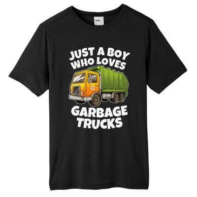 Just A Who Loves Garbage Trucks Recycling Day Tall Fusion ChromaSoft Performance T-Shirt