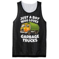 Just A Who Loves Garbage Trucks Recycling Day Mesh Reversible Basketball Jersey Tank