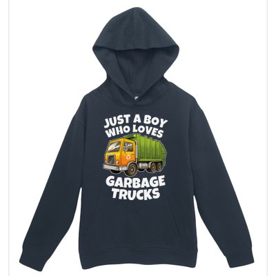 Just A Who Loves Garbage Trucks Recycling Day Urban Pullover Hoodie