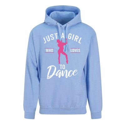 Just A Who Loves To Dance Dancing Love Dancer Gift Unisex Surf Hoodie