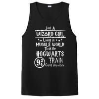 Just A Wizard Girl Living In A Muggle World Took The Hogwarts Train Going PosiCharge Competitor Tank