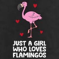 Just A  Who Loves Flamingos 25L Jumbo Tote