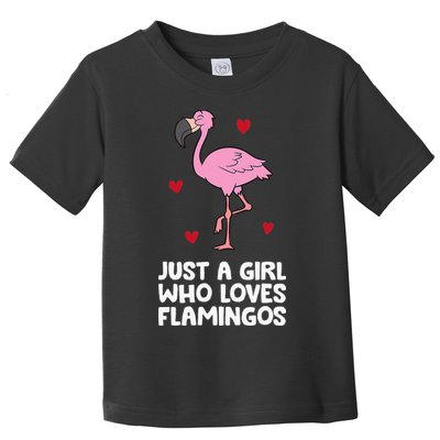Just A  Who Loves Flamingos Toddler T-Shirt