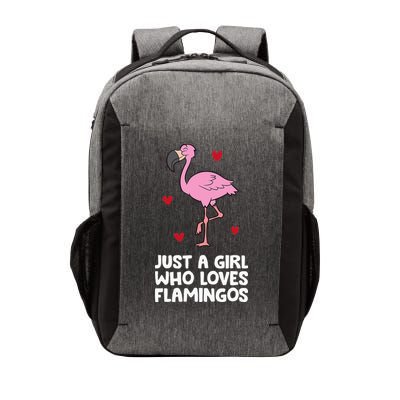 Just A  Who Loves Flamingos Vector Backpack