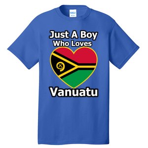 Just A Who Loves Vanuatu Gift Tall T-Shirt