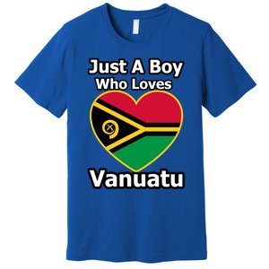 Just A Who Loves Vanuatu Gift Premium T-Shirt