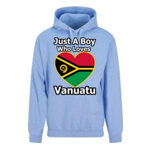 Just A Who Loves Vanuatu Gift Unisex Surf Hoodie