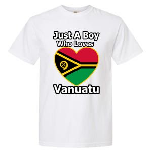 Just A Who Loves Vanuatu Gift Garment-Dyed Heavyweight T-Shirt