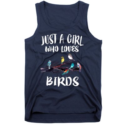 Just A Who Loves Birds Birding Lovers Birdwatcher Tank Top