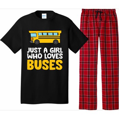 Just a Who Loves Buses Pajama Set