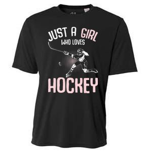 Just a  who loves Hockey Ice Cooling Performance Crew T-Shirt